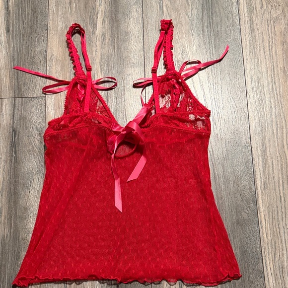 Victoria's Secret Red Lace Chemise - Picture 7 of 9